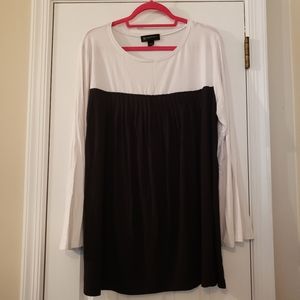 Soft bell sleeve top